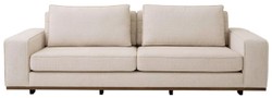Casa Padrino luxury sofa beige / brown 236 x 110 x H. 80 cm - Living room sofa with pillows - Living room furniture - Luxury furniture - Living room furnishings - Luxury furnishings
