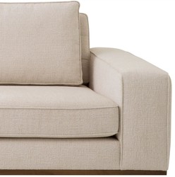 Casa Padrino luxury sofa beige / brown 236 x 110 x H. 80 cm - Living room sofa with pillows - Living room furniture - Luxury furniture - Living room furnishings - Luxury furnishings