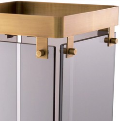 Luxus Designer Schirmständer Antik Messing Grau Luxury Designer Umbrella Stand Antique Brass Gray