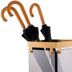 Luxus Designer Schirmständer Antik Messing Grau Luxury Designer Umbrella Stand Antique Brass Gray