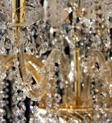 Casa Padrino lustre baroque de luxe en verre cristal or / argent Ø 85 x H. 100 cm - Grand lustre avec verre en cristal vénitien - Noble & Magnifique - Qualité de Luxe - Fabriqué en Italie