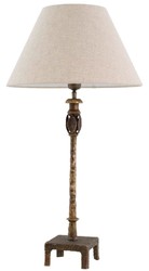 Luxus Tischleuchte Schreibtischleuchte Vintage Messing Beige Luxury Table Lamp Desk Lamp Vintage Brass Beige