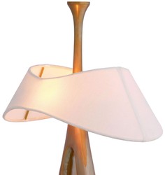 Luxus Tischleuchte Schreibtischleuchte Vintage Messing Weiß Luxury Table Lamp Desk Lamp Vintage Brass White
