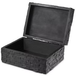 Luxus Schmuckschatulle Schmuckkasten Aufbewahrungsbox Schwarz Luxury Jewelry Box Storage Box Black