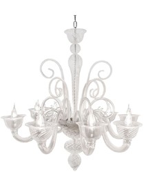 Prunkvoller Luxus Barock Kristall Kronleuchter Silber Magnificent Luxury Baroque Crystal Chandelier Silver