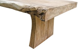 Casa Padrino country style dining table natural 350 cm - Huge rustic solid wood kitchen table - Rustic dining room furniture - Solid wood dining room furniture - Country style dining room furniture