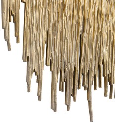 Luxus Designer Aluminium Wanddeko Objekt Messing Luxury Designer Aluminum Wall Decoration Object Brass