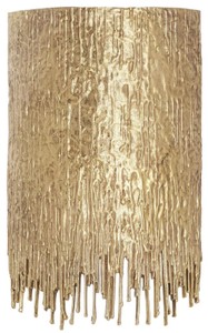 Casa Padrino lámpara de pared de diseño de lujo latón 25 x 10,5 x A. 40,5 cm - Lámpara de pared de salón - Lámpara de pared de hotel - Lámpara de pared de restaurante - Iluminación de lujo