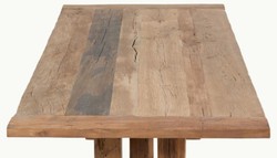 Casa Padrino tavolo da pranzo in stile country naturale - Diverse Dimensioni - Tavolo da cucina rettangolare rustico - Mobili rustici per sala da pranzo - Mobili per sala da pranzo stile country