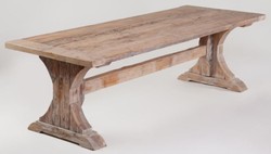 Casa Padrino tavolo da pranzo in stile country naturale - Diverse Dimensioni - Tavolo della sala da pranzo rustico rettangolare - Mobili per sala da pranzo stile country rustici