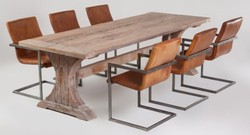 Casa Padrino tavolo da pranzo in stile country naturale - Diverse Dimensioni - Tavolo della sala da pranzo rustico rettangolare - Mobili per sala da pranzo stile country rustici