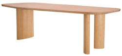 Casa Padrino mesa de comedor de lujo natural 248 x 100 x A. 76,5 cm - Mesa de cocina rectangular de madera maciza - Muebles de comedor - Muebles de cocina - Muebles de lujo - Calidad de lujo