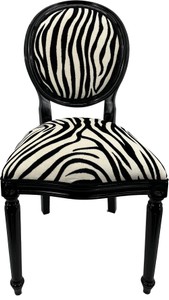 Luxus Barock Esszimmer Stuhl Zebra Schwarz Luxury Baroque Dining Chair Zebra Black Luxus Barock Esszimmer Stuhl Zebra Schwarz Luxury Baroque Dining Chair Zebra Black