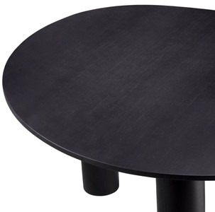 Casa Padrino Luxus Esstisch Schwarz 149 x 128,5 x H. 77 cm - Massivholz Küchentisch - Esszimmer Möbel - Küchen Möbel - Luxus Möbel - Luxus Einrichtung