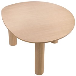 Casa Padrino mesa de comedor de lujo natural 149 x 128,5 x A. 77 cm - Mesa de cocina de madera maciza - Muebles de comedor - Muebles de cocina - Muebles de lujo - Interiores de lujo