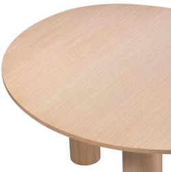 Casa Padrino mesa de comedor de lujo natural 149 x 128,5 x A. 77 cm - Mesa de cocina de madera maciza - Muebles de comedor - Muebles de cocina - Muebles de lujo - Interiores de lujo