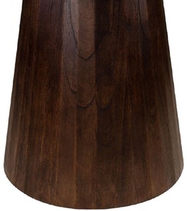 Casa Padrino Luxus Esstisch Dunkelbraun Ø 120 x H. 76 cm - Runder Massivholz Küchentisch - Esszimmer Möbel - Küchen Möbel - Luxus Möbel - Luxus Einrichtung