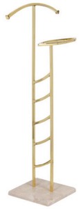 Casa Padrino serviteur muet de luxe or / beige 52 x 35 x H. 130 cm - Porte Vêtements - Porte Manteaux - Serviteur Muet - Accessoires de Chambre - Accessoires d'Hôtel