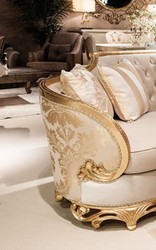 Luxus Barock Wohnzimmer Sofa Beige Gold Luxury Baroque Living Room Sofa Beige Gold