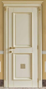 Casa Padrino luxury baroque apartment door cream / gold - Magnificent solid wood door with frame - Luxury furniture in baroque style - Baroque furniture - Made in Italy - Luxury quality
