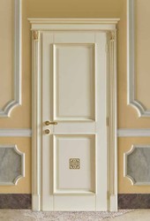 Casa Padrino puerta de apartamento barroco de lujo crema / oro - Magnífica puerta de madera maciza con marco - Muebles de lujo estilo barroco - Muebles barrocos - Hecho en Italia - Calidad de lujo