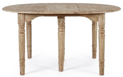 Casa Padrino Luxus Massivholz Esstisch Naturfarben 110-272 x 110 x H. 78 cm - Ausziehbarer Massivholz Küchentisch - Esszimmer Möbel - Küchen Möbel - Massivholz Möbel - Luxus Möbel