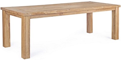 Rechteckiger Luxus Teakholz Garten Terrassen Tisch Esstisch Naturfarben Rectangular Luxury Teak Garden Patio Table Dining Table Natural