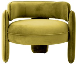 Casa Padrino fauteuil de luxe en velours vert vintage 80 x 71 x H. 68,5 cm - Fauteuil de salon - Fauteuil d'hôtel - Mobilier de salon - Mobilier de luxe - Ameublement de salon - Ameublement de luxe