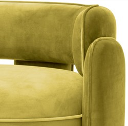 Casa Padrino fauteuil de luxe en velours vert vintage 80 x 71 x H. 68,5 cm - Fauteuil de salon - Fauteuil d'hôtel - Mobilier de salon - Mobilier de luxe - Ameublement de salon - Ameublement de luxe