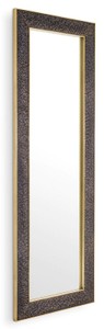 Casa Padrino miroir mural de luxe bronze / laiton antique 80 x 3,5 x H. 220 cm - Miroir rectangulaire - Miroir de salon - Miroir de chambre - Miroir d'armoire - Mobilier de luxe - Intérieur de luxe
