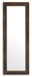 Casa Padrino espejo de pared de lujo bronce / latón antiguo 80 x 3,5 x A. 220 cm - Espejo rectangular - Espejo de salón - Espejo de dormitorio - Espejo de armario - Muebles de lujo