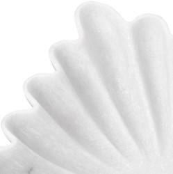 Casa Padrino luxury decorative marble bowl white 30.5 x 30.5 x H. 8 cm - Square fruit bowl - Dining table decoration - Decorative accessories - Luxury accessories - Luxury quality