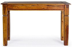 Casa Padrino console de style campagnard marron / naturel 120 x 45 x H. 78 cm - Console rustique en bois massif - Meuble rustique - Meuble en bois massif - Meuble style campagnard