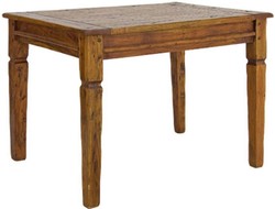 Casa Padrino mesa de comedor estilo campestre marrón / natural 200-290 x 100 x A. 76 cm - Mesa de cocina extensible rústica - Muebles de comedor rústicos madera maciza - Muebles estilo campestre