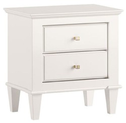 Luxus Art Deco Nachttisch Nachtkommode Weiß Messing Luxury Art Deco Bedside Table Nightstand White