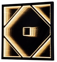 Casa Padrino applique murale LED de luxe noir 60 x 4 x H. 60 cm - Applique murale en cristal dimmable - Applique murale de salon - Appliques de luxe - Appliques LED