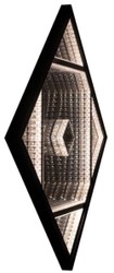 Casa Padrino applique murale LED de luxe noir 60 x 4 x H. 60 cm - Applique murale en cristal dimmable - Applique murale de salon - Appliques de luxe - Appliques LED