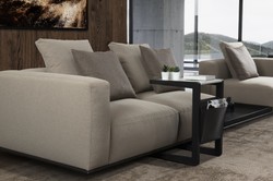 Luxus Wohnzimmer Hotel Sofa Grau Schwarz Luxury Living Room Hotel Sofa Gray Black