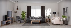 Casa Padrino luxury sofa black / white 253 x 96 x H. 87 cm - Living room sofa - Hotel sofa - Living room furniture - Living room furnishings - Hotel furniture - Luxury furniture
