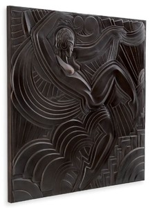 Casa Padrino luxury wall relief bronze 131 x 4.5 x H. 131 cm - Square mural - Living room decoration - Hotel decoration - Wall decoration - Decorative accessories - Luxury quality