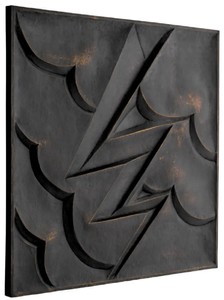 Casa Padrino luxury wall relief bronze 100 x 4.5 x H. 100 cm - Square mural - Living room decoration - Hotel decoration - Wall decoration - Decorative accessories - Luxury quality