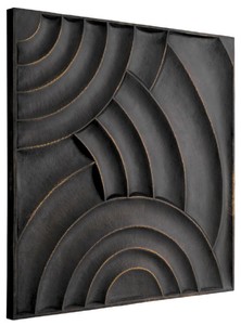 Casa Padrino luxury wall relief bronze 100 x 4.5 x H. 100 cm - Square mural - Living room decoration - Hotel decoration - Wall decoration - Decorative accessories - Luxury collection