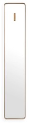 Casa Padrino espejo de pared de lujo latón 30 x 5 x A. 160 cm - Espejo rectangular con perchero - Espejo de salón - Espejo de dormitorio - Espejo de armario - Muebles de lujo