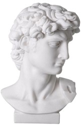 Casa Padrino Luxury Art Nouveau marble bust white 41.5 x 25.5 x H. 66 cm - Decorative sculpture made of high quality marble - Baroque & Art Nouveau decorative accessories - Luxury quality