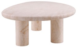 Casa Padrino tavolo da salotto di lusso beige 148 x 77 x A. 35,5 cm - Tavolo da salotto in pietra naturale travertino - Mobile soggiorno - Mobile in travertino - Mobile di lusso