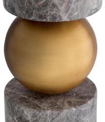 Luxus Tischleuchte Schreibtischleuchte Antik Messing Grau Creme Luxury Table Lamp Desk Lamp Antique Brass Gray Cream