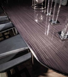 Casa Padrino luxury dining chair set with armrests gray / silver 56 x 52 x H. 71 cm - Kitchen chairs set of 6 - Dining room furniture - Restaurant furniture - Luxury furniture - Luxury furnishings