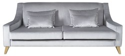 Luxus Neoklassik Wohnzimmer Sofa Silber Gold Luxury Neoclassic Living Room Sofa Silver Gold