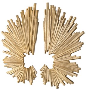 Casa Padrino conjunto de decoración de pared de lujo oro 55 x 7,5 x A. 75 cm - Decoración de salón - Decoración de hotel - Accesorios decorativos - Muebles de lujo - Colección de lujo