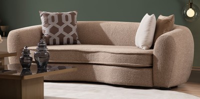 Casa Padrino luxury sofa brown / black 250 x 106 x H. 72 cm - Living room sofa - Hotel sofa - Living room furniture - Living room furnishings - Hotel furniture - Luxury furniture